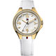 TOMMY HILFIGER 英式經典格紋晶鑽腕錶-銀x金x白/38mm product thumbnail 1