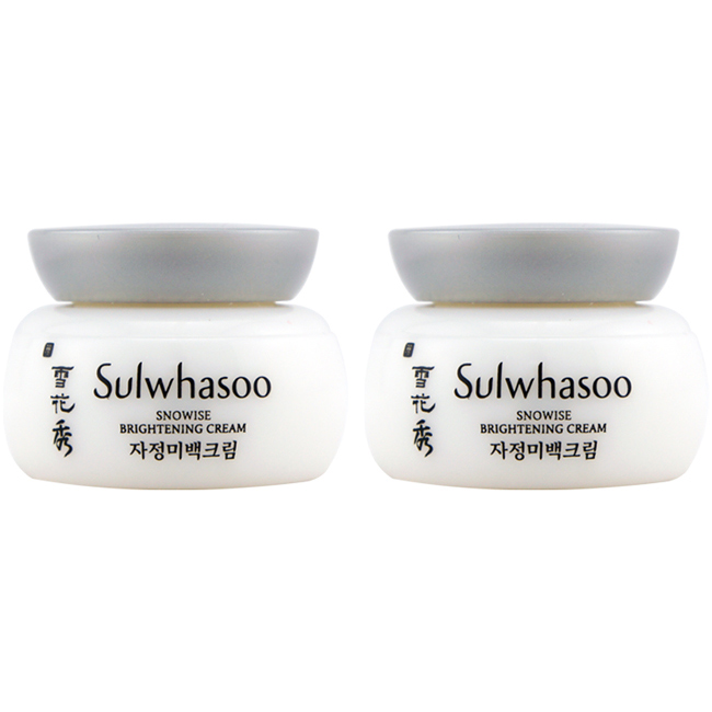 (即期品)Sulwhasoo雪花秀 滋晶雪瀅煥白乳霜5ml*2