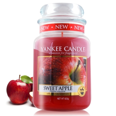 YANKEE CANDLE 香氛蠟燭-甜蘋果623g