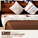 日本直人木業 胡桃木色雙人 床頭加床底加獨立筒床墊三件組 product thumbnail 1