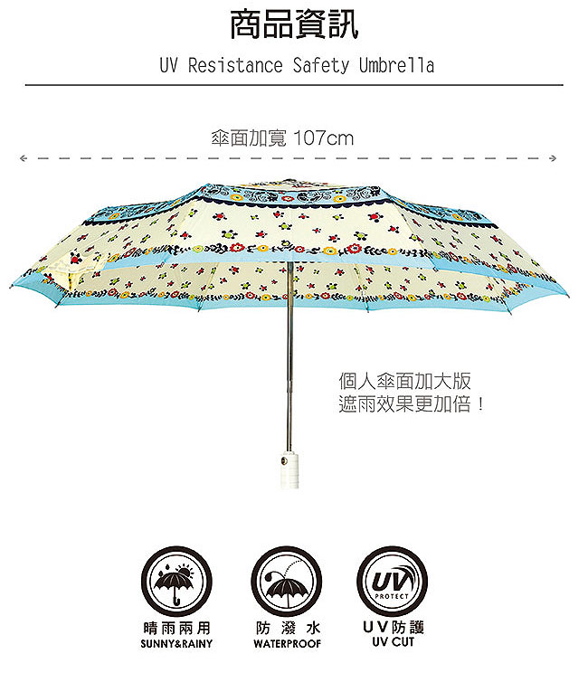 RAINSTORY迷彩動物紋抗UV省力加大自動傘