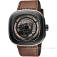 SEVENFRIDAY P2 解構世界自動上鍊機械錶-灰x咖啡/47mm product thumbnail 1