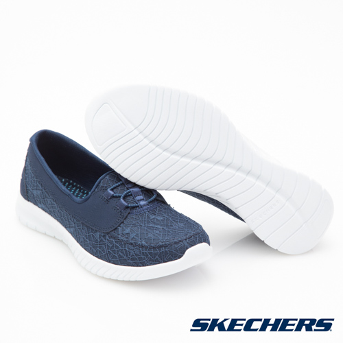 SKECHERS(女)時尚休閒系列 WAVE LITE - 23627NVY