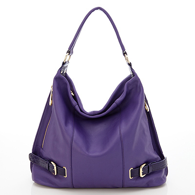 義大利BGilio - 時尚造型NAPPA牛皮包-紫色1082.002-10
