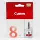 CANON CLI-8R 原廠橘紅色墨水匣 product thumbnail 1
