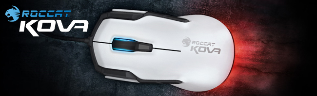 ROCCAT NEW KOVA 光學電競滑鼠-白