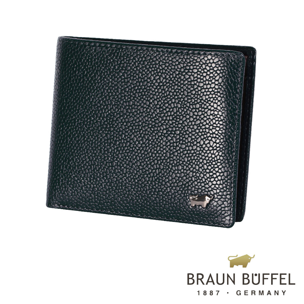 BRAUN BUFFEL - CHUCHO丘喬系列5卡透明窗皮夾 - 深藍色