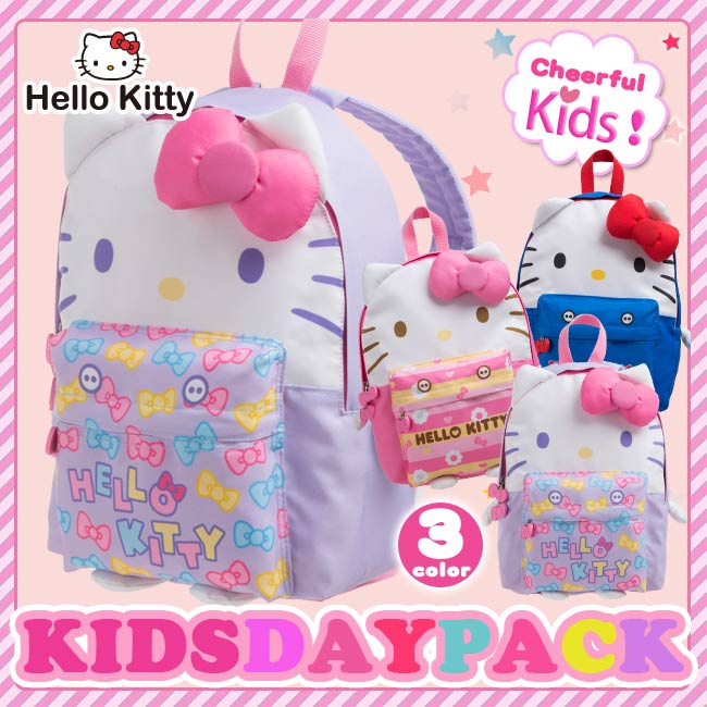 Hello Kitty KTQ版娃娃後背包-紫色KT02B01PL