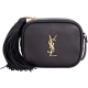 YSL Saint Laurent Blogger 金字流蘇飾牛皮斜背包(黑色) product thumbnail 1