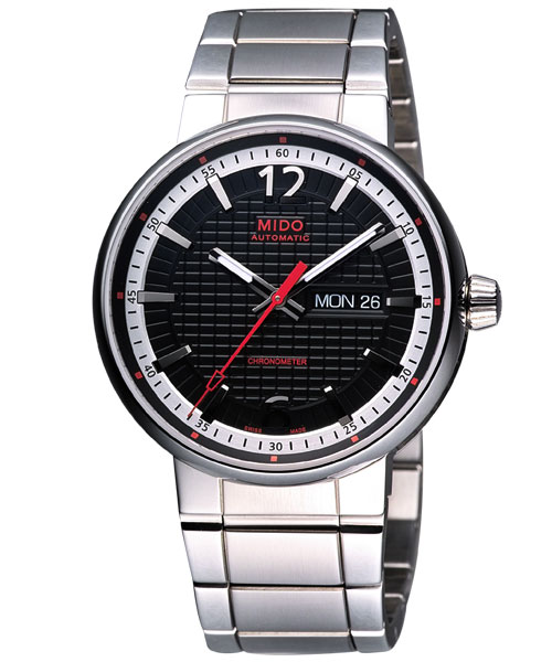 MIDO Great Wall 天文台認證長城系列機械腕錶-黑/42mm