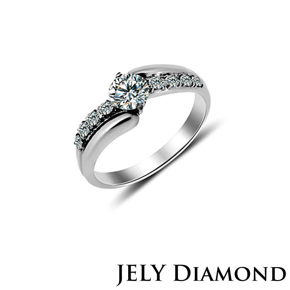 JELY DIAMOND 花間0.30克拉H&A八心八箭完美車工鑽戒