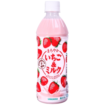 Sangaria 果園飲料-牛奶草莓風味(500ml)