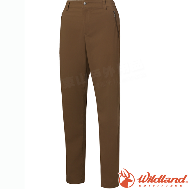 Wildland荒野 0A61301-82卡其 女彈性輕薄抗UV長褲