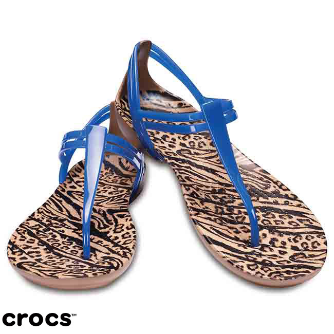 Crocs 卡駱馳 (女鞋) 伊莎貝拉T型涼鞋 204859-4HS