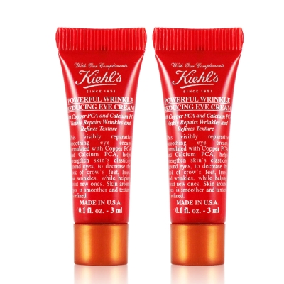 KIEHLS 契爾氏 超能量抗痕彈力眼霜 3ml x2入