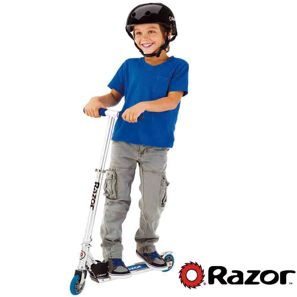 【 美國 Razor 】 A Scooter 兒童 滑板車 / 平衡車 - 藍色