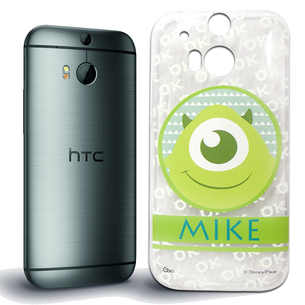 迪士尼 HTC One M8 徽章系列透明彩繪手機殼 product image 1