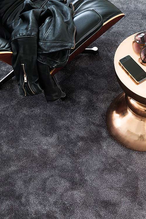范登伯格 - 芙柔 超柔軟仿羊毛地毯 - 黑灰 (160 x 240cm)