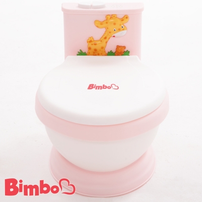 專利兒童音樂馬桶 淺粉紅 台灣製造【BIMBO】