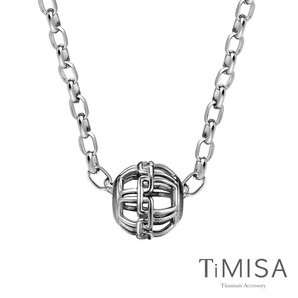TiMISA 古典美 純鈦串飾項鍊(M02O)