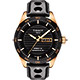 TISSOT 天梭 官方授權 PRS516 系列時尚機械腕錶-黑x玫塊金框/42mm product thumbnail 1