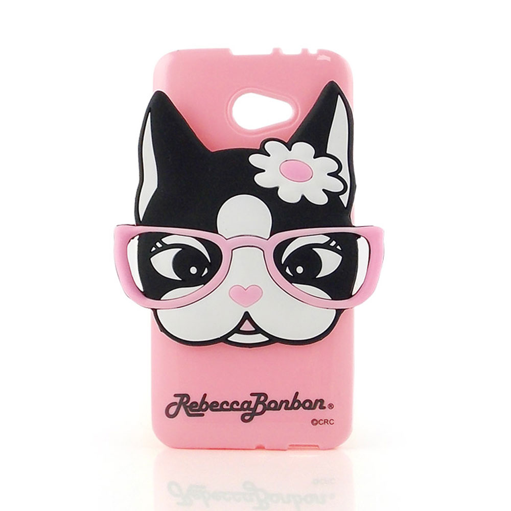 Rebecca Bonbon HTC Butterfly S 狗頭造型捲線保護套 product image 1