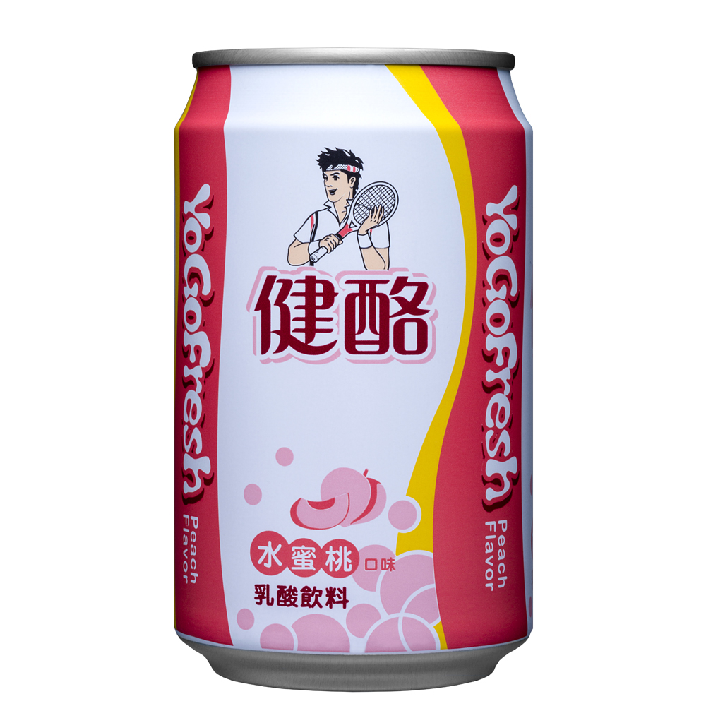金車健酪乳酸飲料-水蜜桃口味 320ml (6罐)