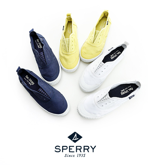 SPERRY 輕便水洗帆布鞋-藍