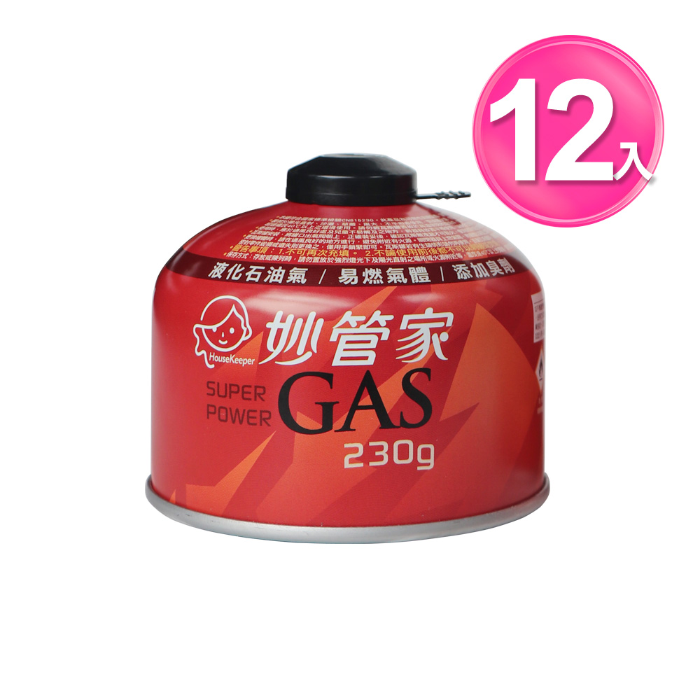 妙管家 高山瓦斯罐 230g  12入組