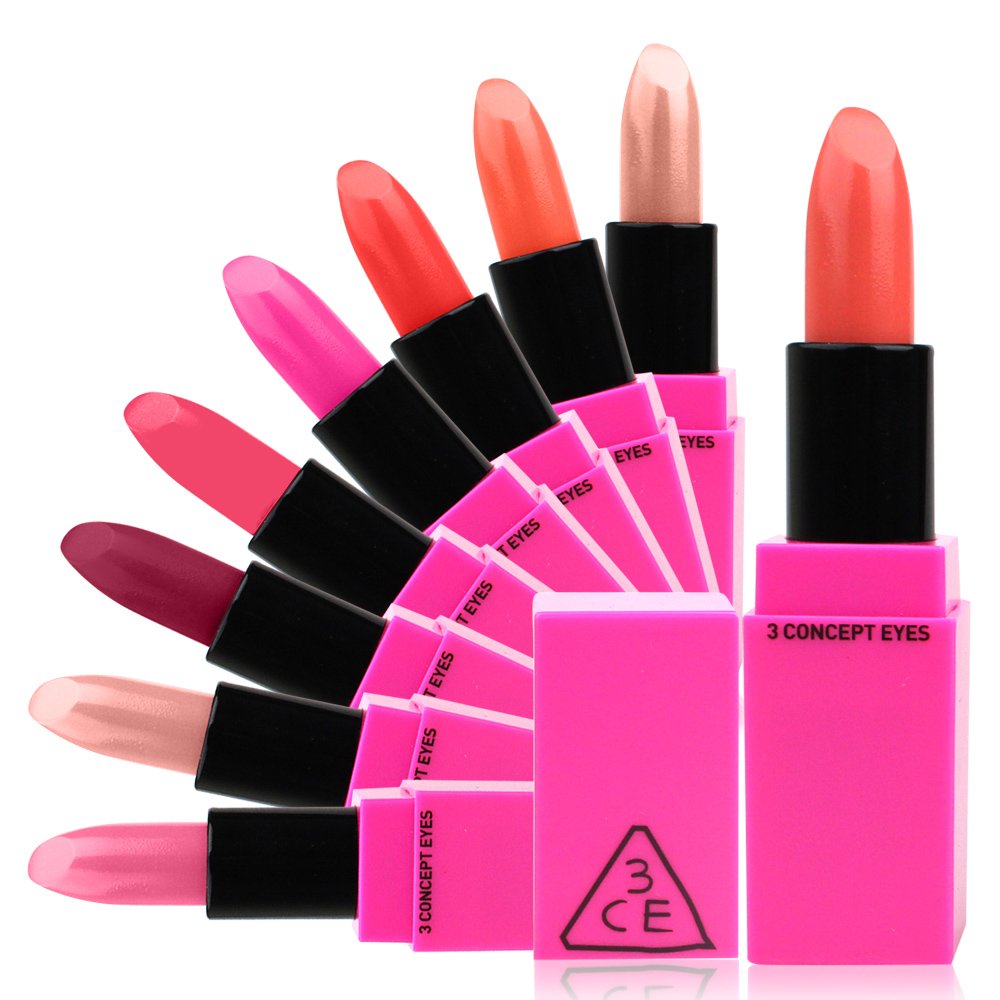3CE 粉紅限定-超顯色唇膏(3.5g)-多色可選