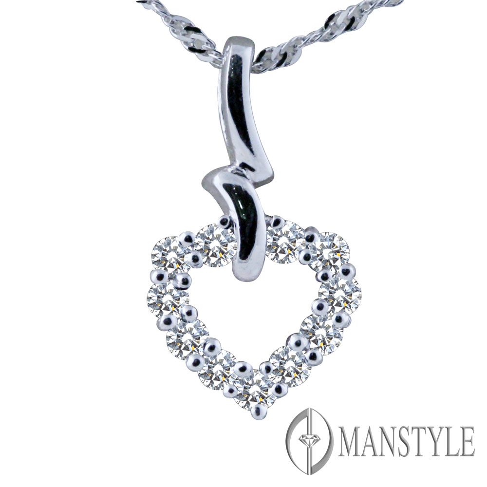 MANSTYLE 愛妳的心情 鑽石墜子