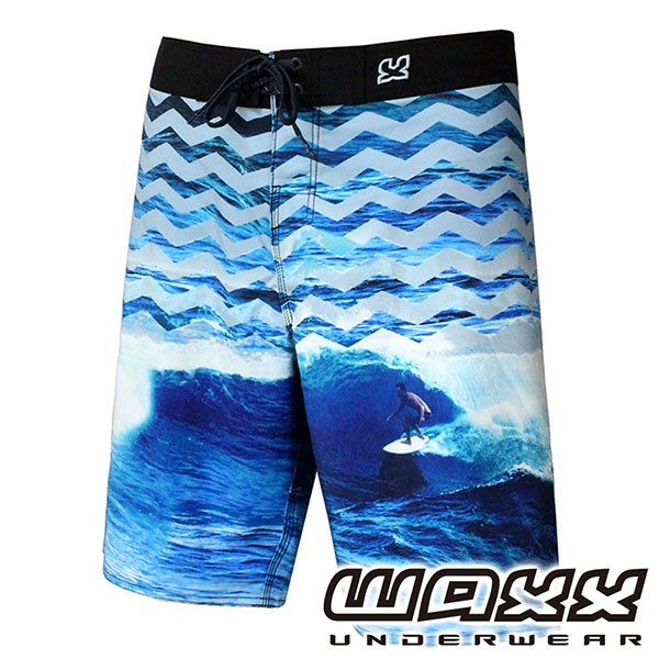 WAXX 熱帶系列-極酷衝浪吸濕排汗男性衝浪褲