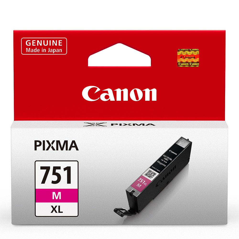 CANON CLI-751XL-M 原廠紅色高容量XL墨水匣