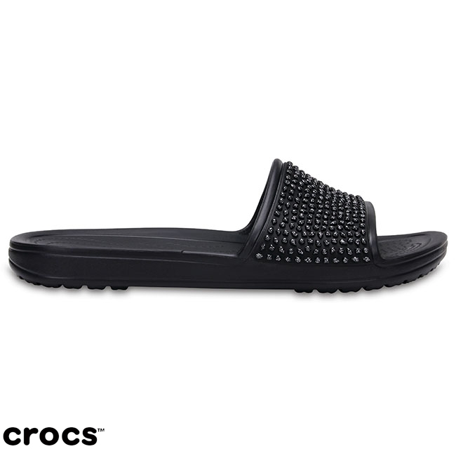 Crocs 卡駱馳 (女鞋) 思瓏閃亮涼拖 204691-060