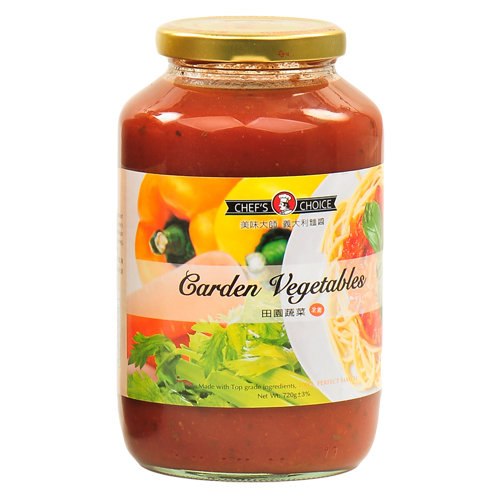 美味大師 義大利麵醬-田園蔬菜(720g)