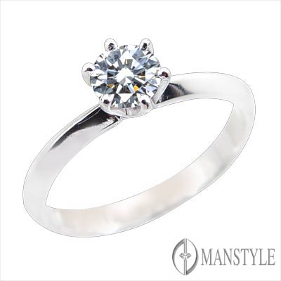 MANSTYLE「真永恆」0.30ct 八心八箭鑽戒