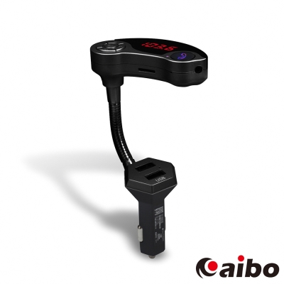 aibo GT86 車用藍牙音樂FM播放發射器(免持通話/隨身碟/TF卡)