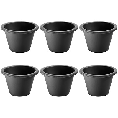 LEKUE 布丁瑪芬烤杯(黑6入)