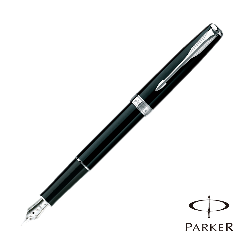 PARKER 派克 SONNET 商籟 原創系列 麗黑白夾 鋼筆