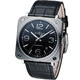 Bell & Ross 經典時尚飛行械機腕錶-黑/39mm product thumbnail 1