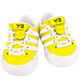 Y-3山本耀司 皮革綁帶嬰兒鞋-黃色 【US 0-6K 】 product thumbnail 1
