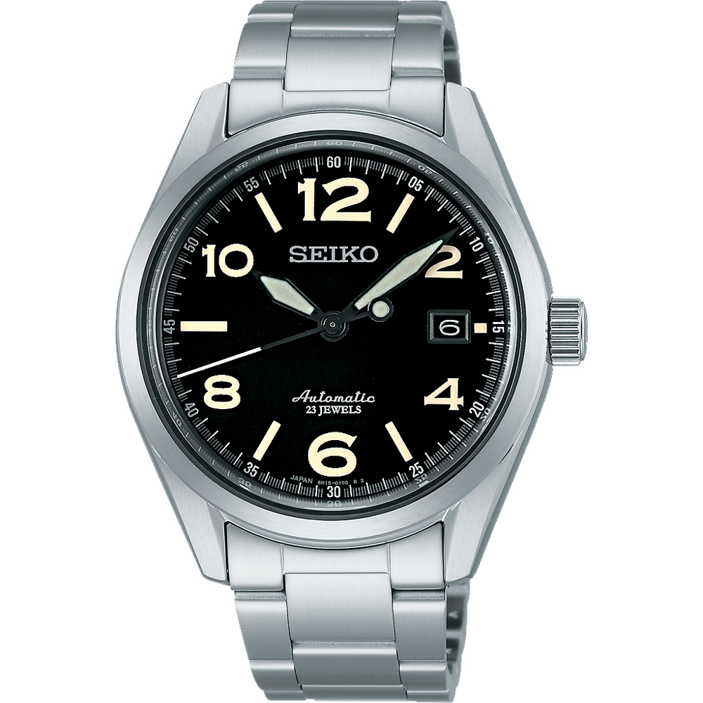 SEIKO 6R15精工23石紳士機械腕錶(SARG009J)-黑/40mm