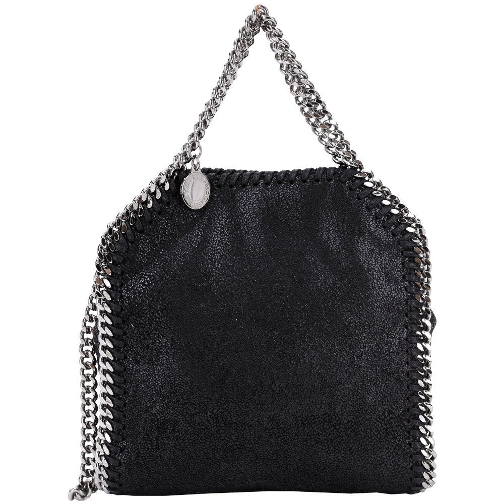 Stella McCartney Falabella 迷你兩用鍊帶包(黑色)