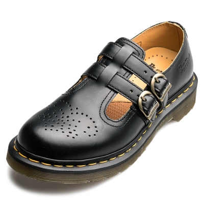 Dr.Martens-經典8065MARY JANE橫帶雙扣瑪莉珍鞋-女款-黑色