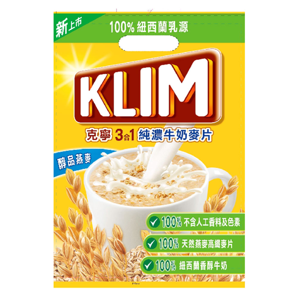 克寧純濃牛奶麥片醇品燕麥(30gx10入)