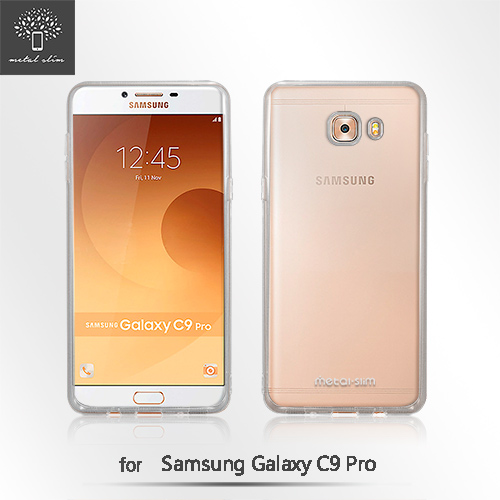 Metal-Slim SAMSUNG Galaxy C9 Pro 時尚超薄TPU透明軟殼