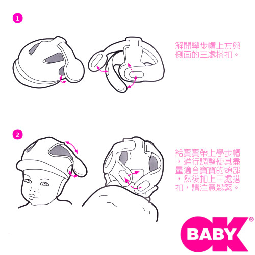 【OKbaby】寶寶護頭套