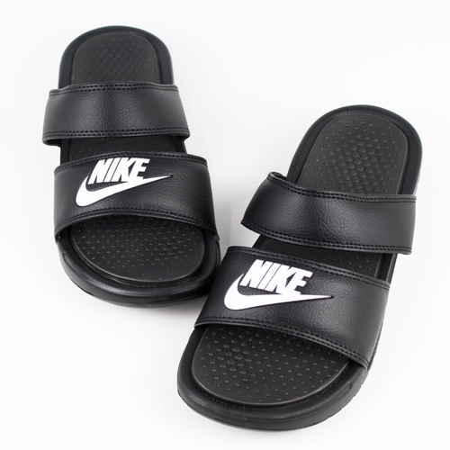 NIKE-BENASSI DUO女運動涼拖鞋-黑