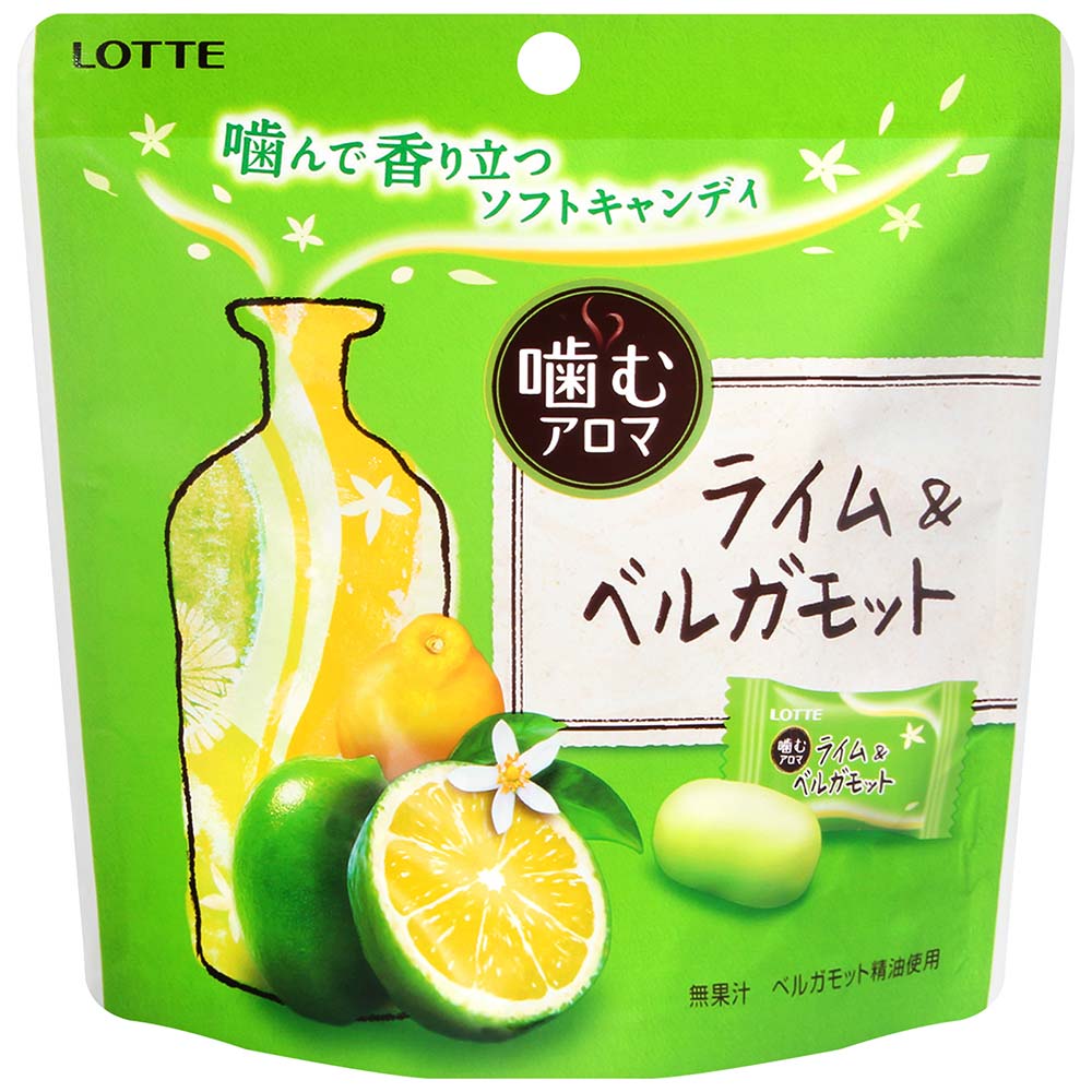 LOTTE 芳香萊姆檸檬糖(24g)