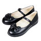 Swan天鵝童鞋-鑲鑽蝴蝶結學生鞋8646-黑 product thumbnail 1